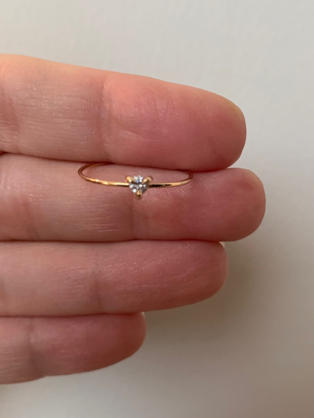 14k gold Catbird diamond fizz ring size 9